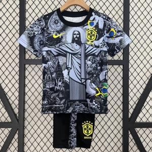 10ca2472b89c57c4e004dd1a22045554.jpg Voetbalshirt Brazilië Kinderen 24/25 Zwart Speciaal