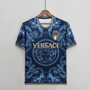 Italië Conceptshirt 2023-2024 Blauw en Goud