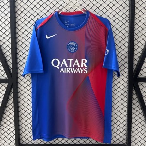 PSG 25/26 Special Blauw en Rood Voetbalshirt