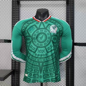 2668010deb8e8e240c68ebbc7d3f89c2.jpg Mexico Thuisshirt 25/26 Lange Mouwen