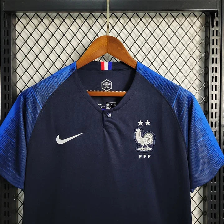 Voetbalshirt Frankrijk Retro 2018