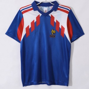 Frankrijk Thuisshirt Retro 1990