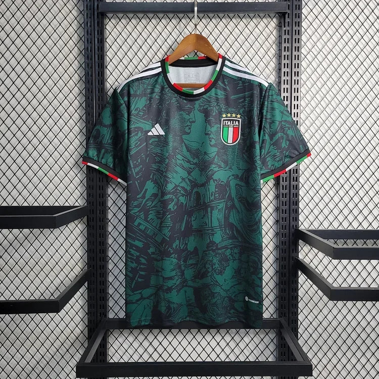 341D4A09-0536-4AE1-8F6E-3AA14F9524E3.jpg Voetbalshirt Italië 2023-2024 Speciale Editie Groen
