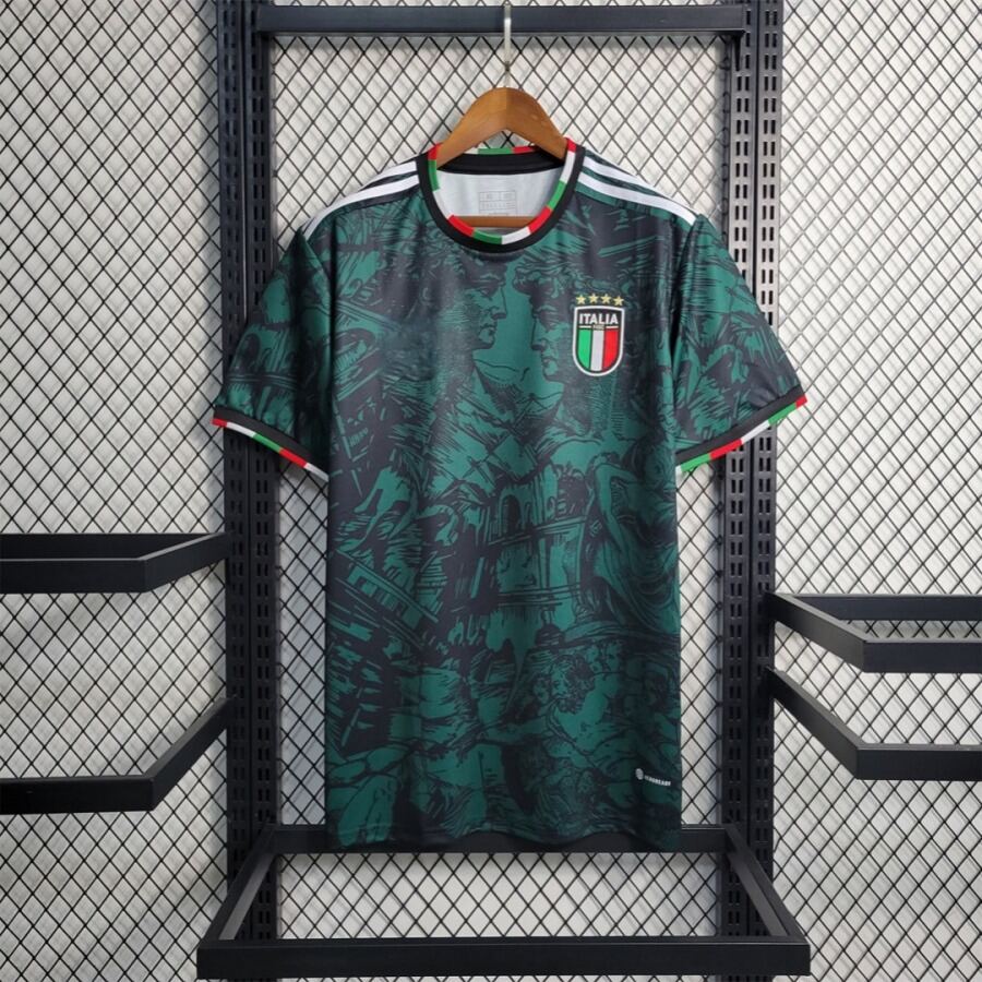 Italië Voetbalshirt 24/25 Speciale Editie Groen