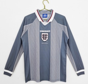 Engeland 1996 Uitshirt Lange Mouwen