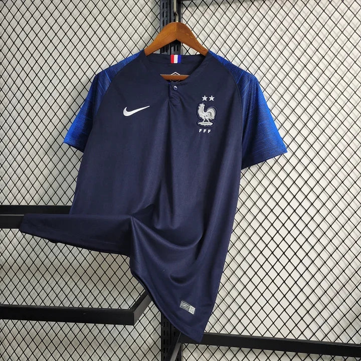 Voetbalshirt Frankrijk Retro 2018