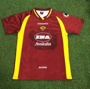 Voetbalshirt AS Roma 1997/98 Thuisshirt