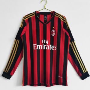 4e5b2417a582f47e7001601cbfc3ea0a.jpg AC Milan Thuisshirt 2013-2014 Lange Mouwen Retro