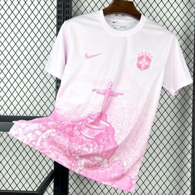 Voetbalshirt Brazilië 25/26 Roze Speciale Editie