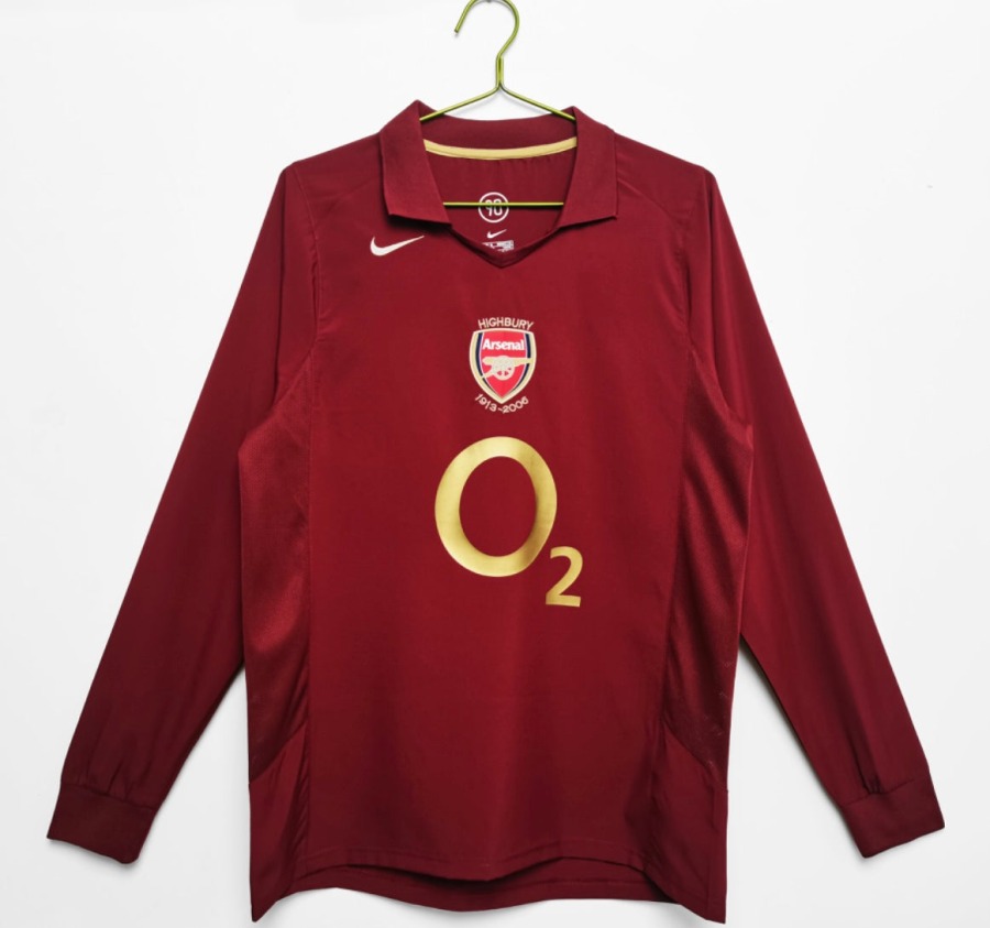 597D0E75-94DF-4247-9A02-06B27C21F7D2.jpg Arsenal Thuisshirt 2005/06 Lange Mouwen