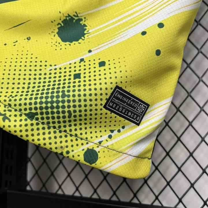 Brazilië Concept Groen Geel Adelaar 2024-25 Thuisshirt