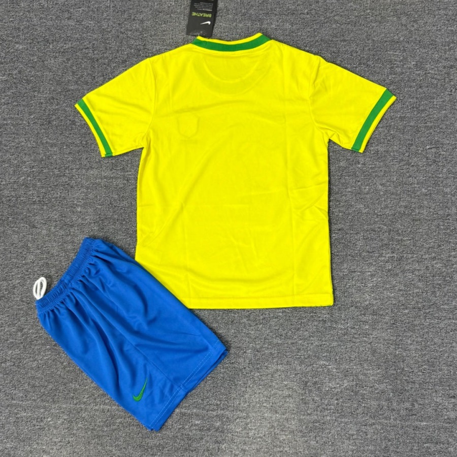 Brazilië Voetbalshirt 25/26 Kinderen Bird Yellow