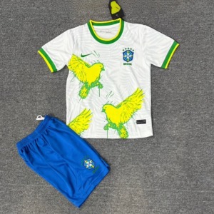 6b6ba229caf57e4cf4144b68eecf881c.jpg Brazilië 25/26 Kindershirt Special Bird White