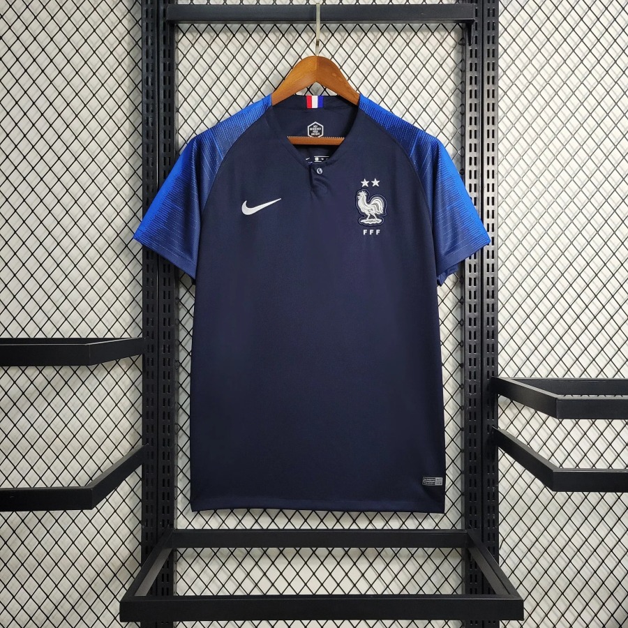 Voetbalshirt Frankrijk Retro 2018