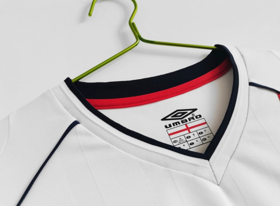 Engels Thuisshirt 2002 Lange Mouwen