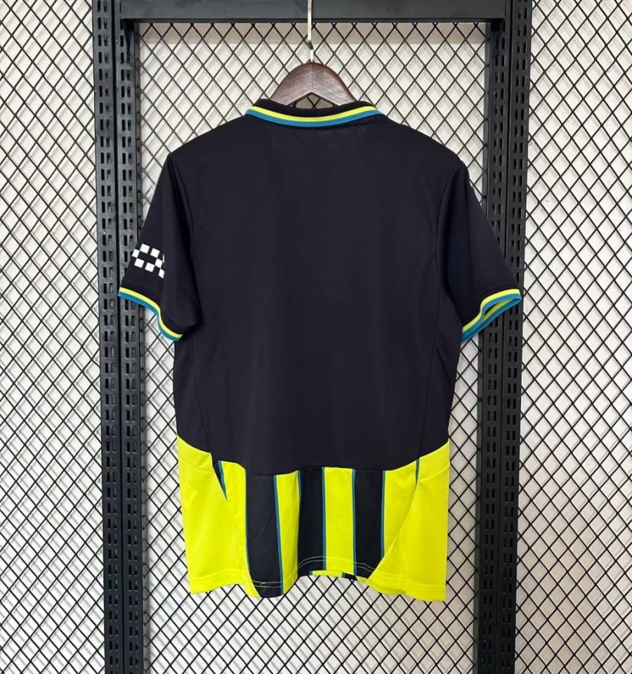 Manchester City 24/25 Geel Shirt