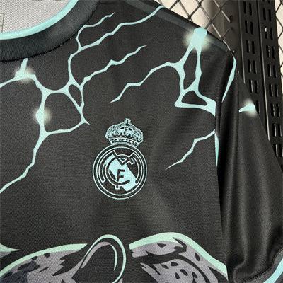 Voetbalshirt Real Madrid 2024/25 Zwart en Groen Speciale Editie