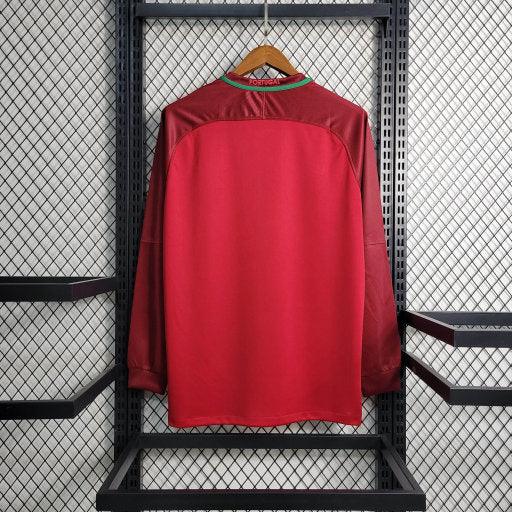 Portugal Retro 2016 Thuisshirt Lange Mouwen
