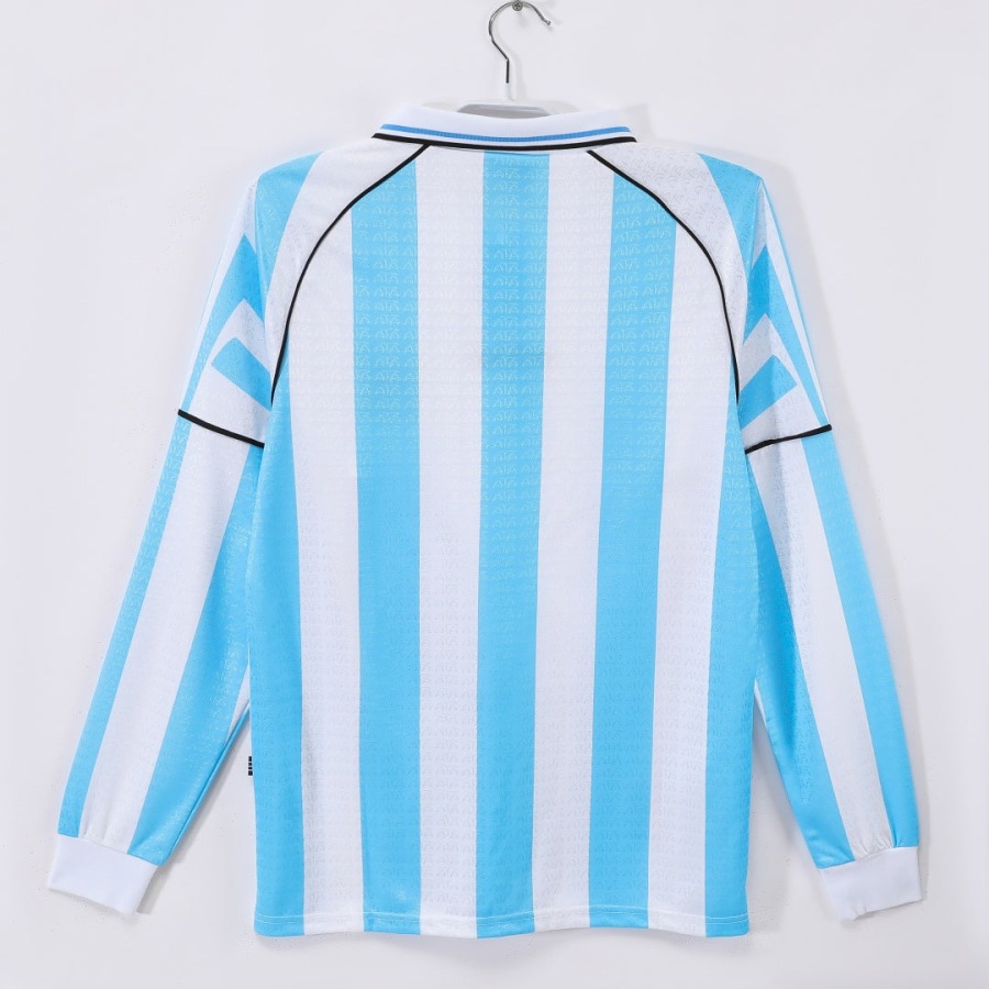 9b4c86a294e01f8207dae83f73548f5a.jpg Argentinië Thuisshirt 1998 Retro Lange Mouwen