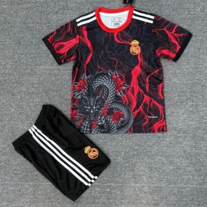 Real Madrid Voetbalshirt 25/26 Kinderen Rood Speciaal