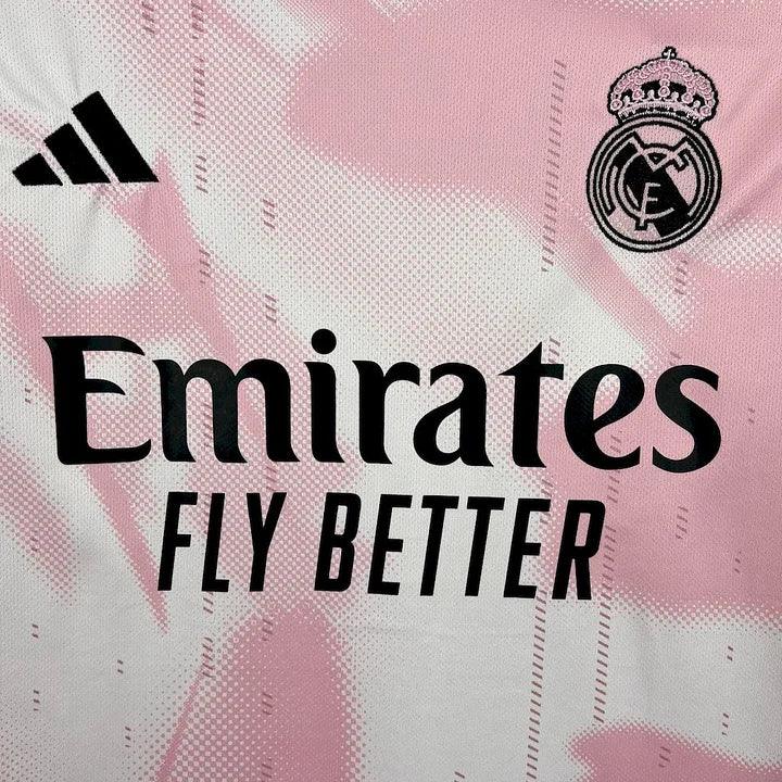 Real Madrid Concept Roze & Wit 2025 Shirt
