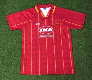 Voetbalshirt AS Roma 1996/97 Thuisshirt