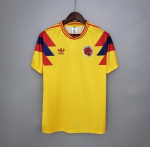 Voetbalshirt Colombia Thuisshirt 1990