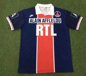 Vintage Thuisshirt PSG 1990/91