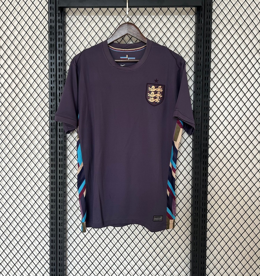 Engeland 2024/25 Zwart Thuisshirt