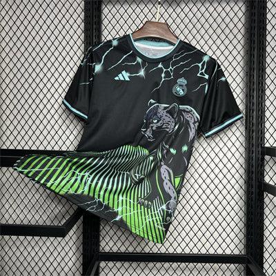 Voetbalshirt Real Madrid 2024/25 Zwart en Groen Speciale Editie