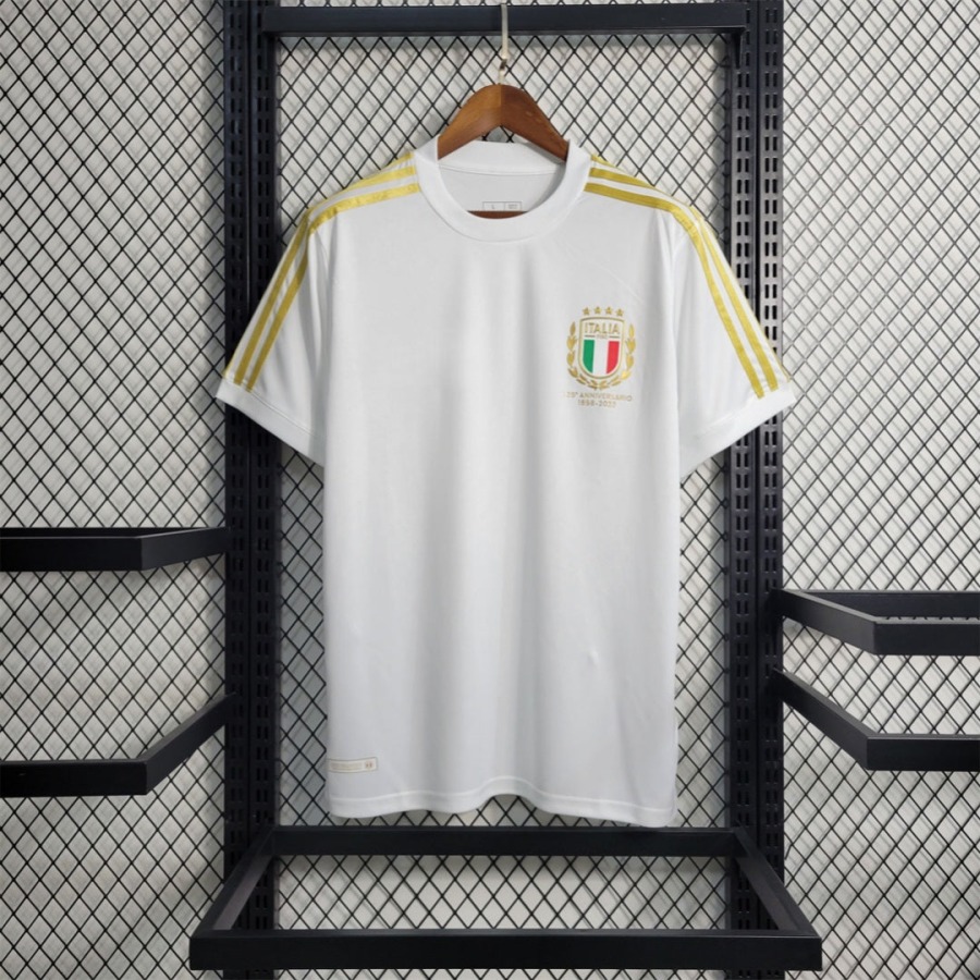 Italië Voetbalshirt 24/25 Speciale Editie Wit