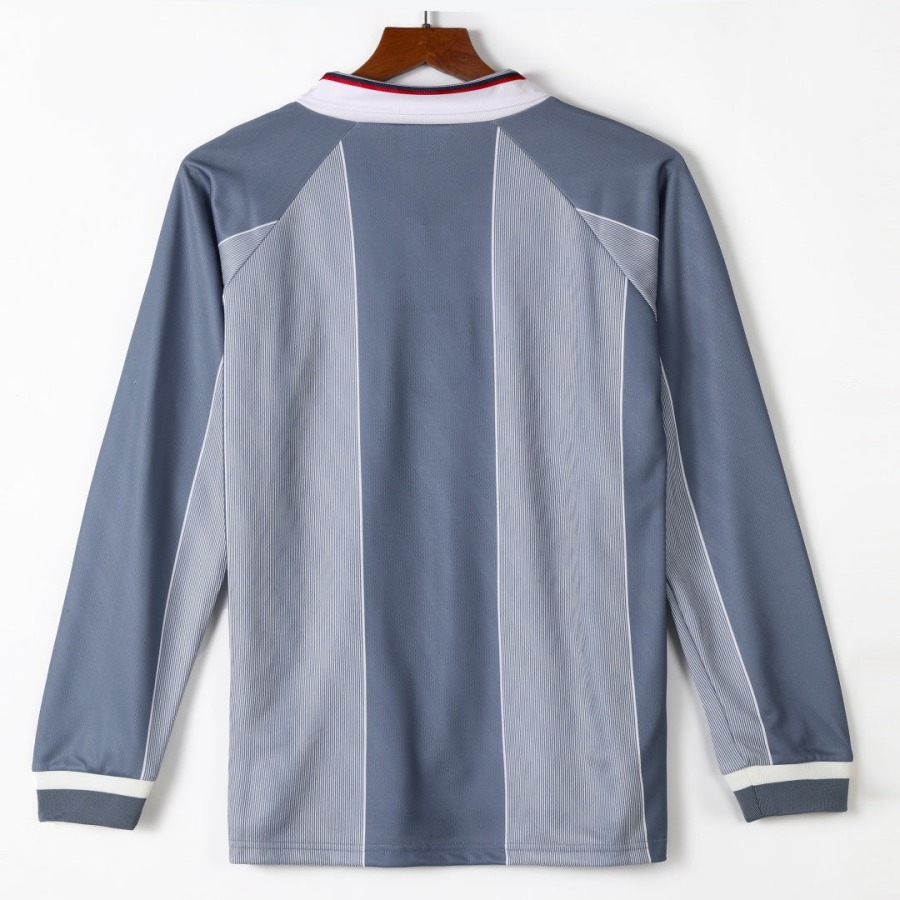 Engeland Uitshirt 1996 Retro Lange Mouwen