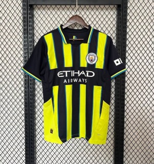 Manchester City 24/25 Geel Voetbalshirt