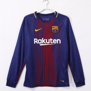 e63e024cdee0e1dcd24fccc3e0ae7f4b_9bd2a649-bacd-457e-8ed9-6b5414b70325.jpg Barcelona Thuisshirt 2017-2018 Lange Mouwen Retro