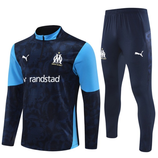 Voetbalshirt Marseille 25/26 Blauw Premium