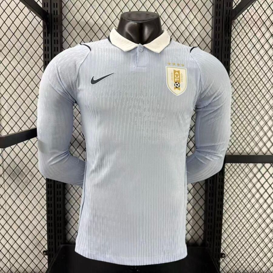 f6a3cf40.jpg Uruguay Lange Mouwen WK 2026 Voetbalshirt