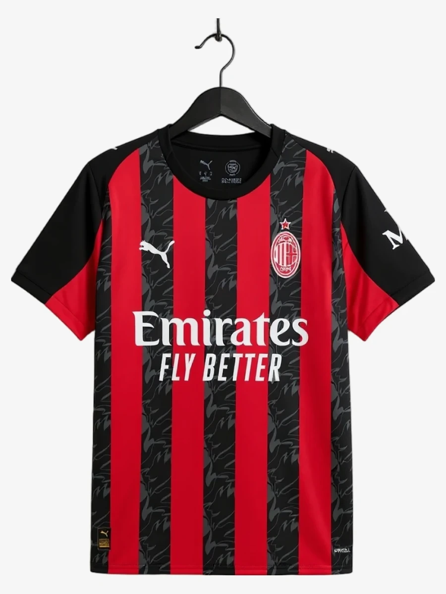 maillot-ac-milan-domicile-2025-2026 studio v12 Voetbalshirt AC Milan Thuisshirt 2025-2026