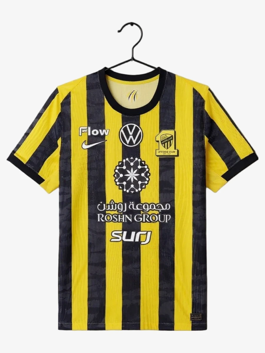 Voetbalshirt Al Ittihad FC Thuisshirt 2025-2026