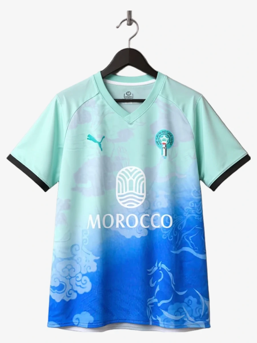maillot-concept-maroc-edition-bleu-2025-2026 studio v12 Voetbalshirt Concept Marokko Editie Blauw 2025-2026