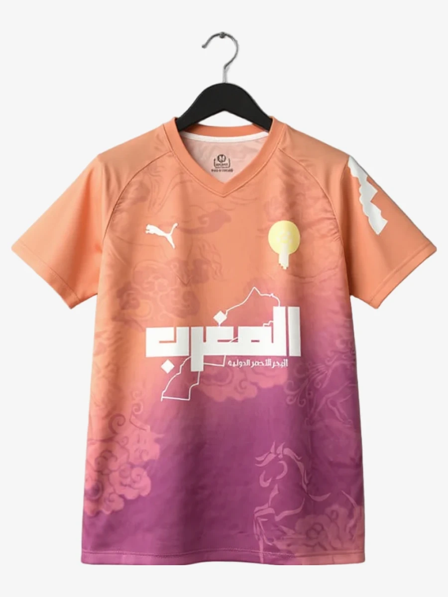 maillot-concept-maroc-edition-sunset-2025-2026 studio v12 Voetbalshirt Concept Marokko Editie Zonsondergang 2025-2026