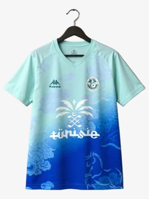 Voetbalshirt Concept Tunesië Editie Blauw 2025-2026