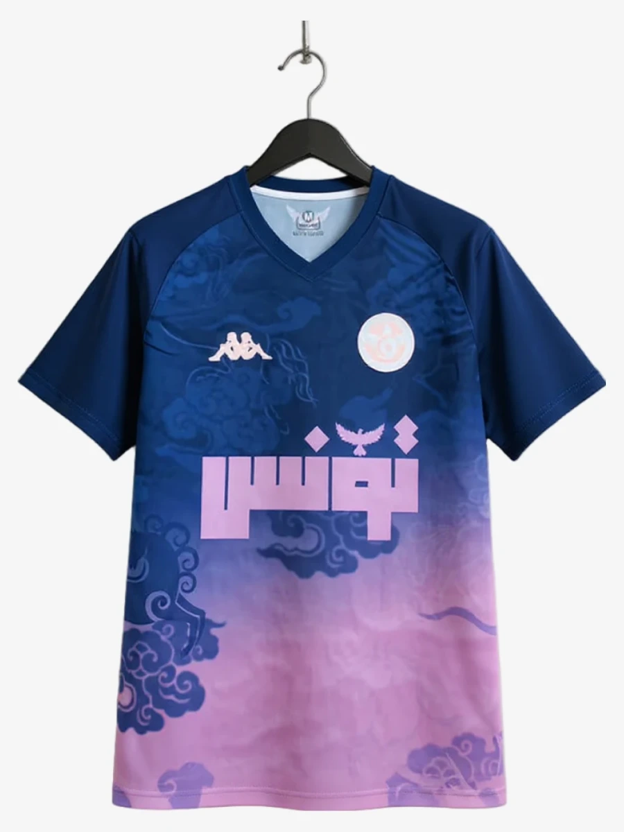 Voetbalshirt Concept Tunesië Editie Roosblauw 2025-2026