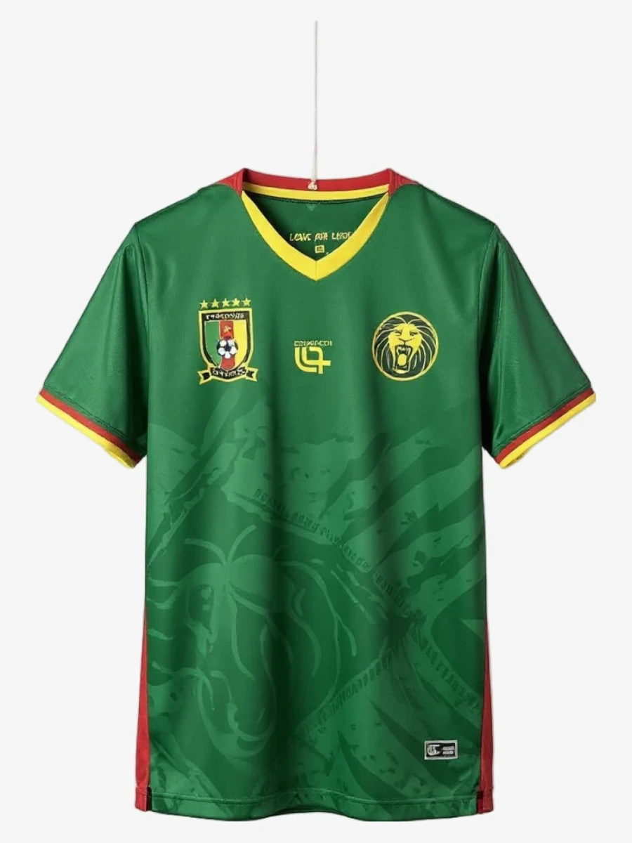 maillot-domicile-cameroun-2026 studio v10 Kameroen Thuisshirt 2026