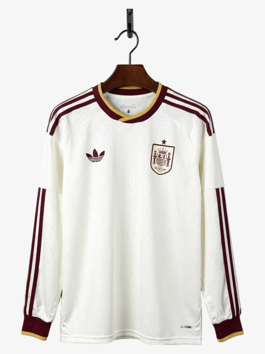 maillot-espagne-exterieur-2026-manches-longues-2 studio v12 Voetbalshirt Spanje Uitshirt 2026 Lange Mouwen