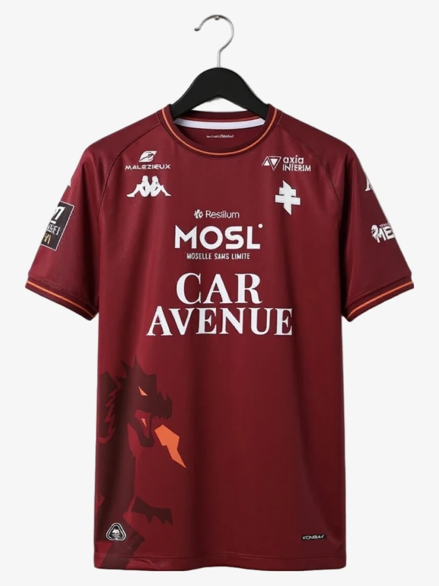 maillot-fc-metz-domicile-2025-2026 studio v12 Voetbalshirt FC Metz Thuisshirt 2025-2026