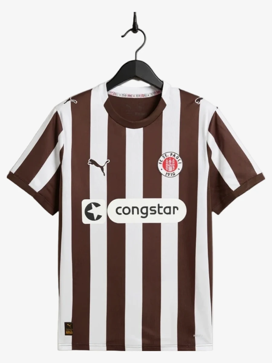maillot-fc-st-pauli-domicile-2025-2026 studio v12 Voetbalshirt FC St Pauli Thuisshirt 2025-2026