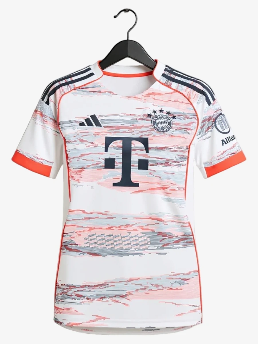 maillot-femme-bayern-munich-exterieur-2025-2026 studio v12 Damesvoetbalshirt Bayern Munich Uitshirt 2025-2026