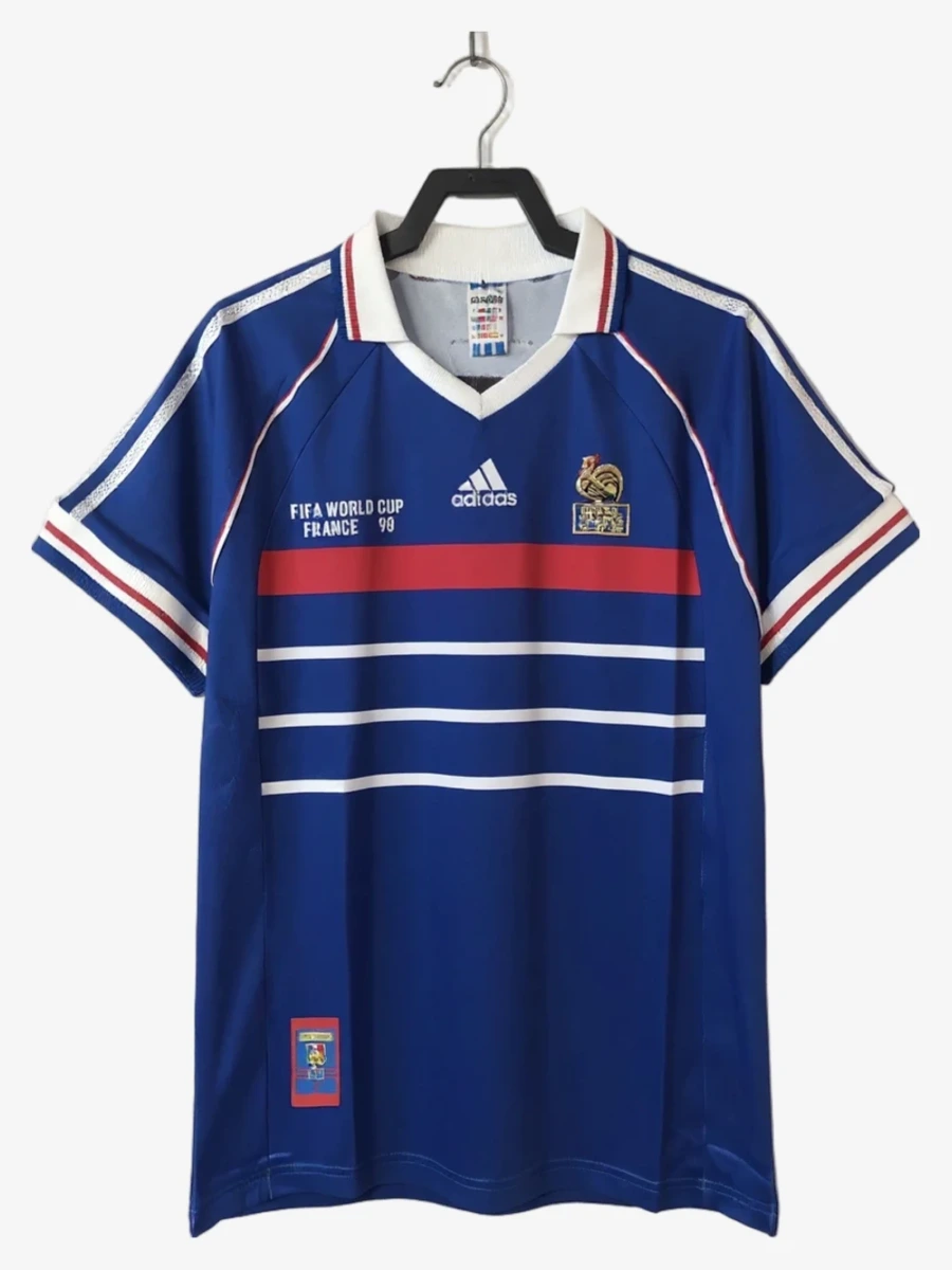 maillot-france-domicile-1998 studio v12 Voetbalshirt Frankrijk Thuis 1998