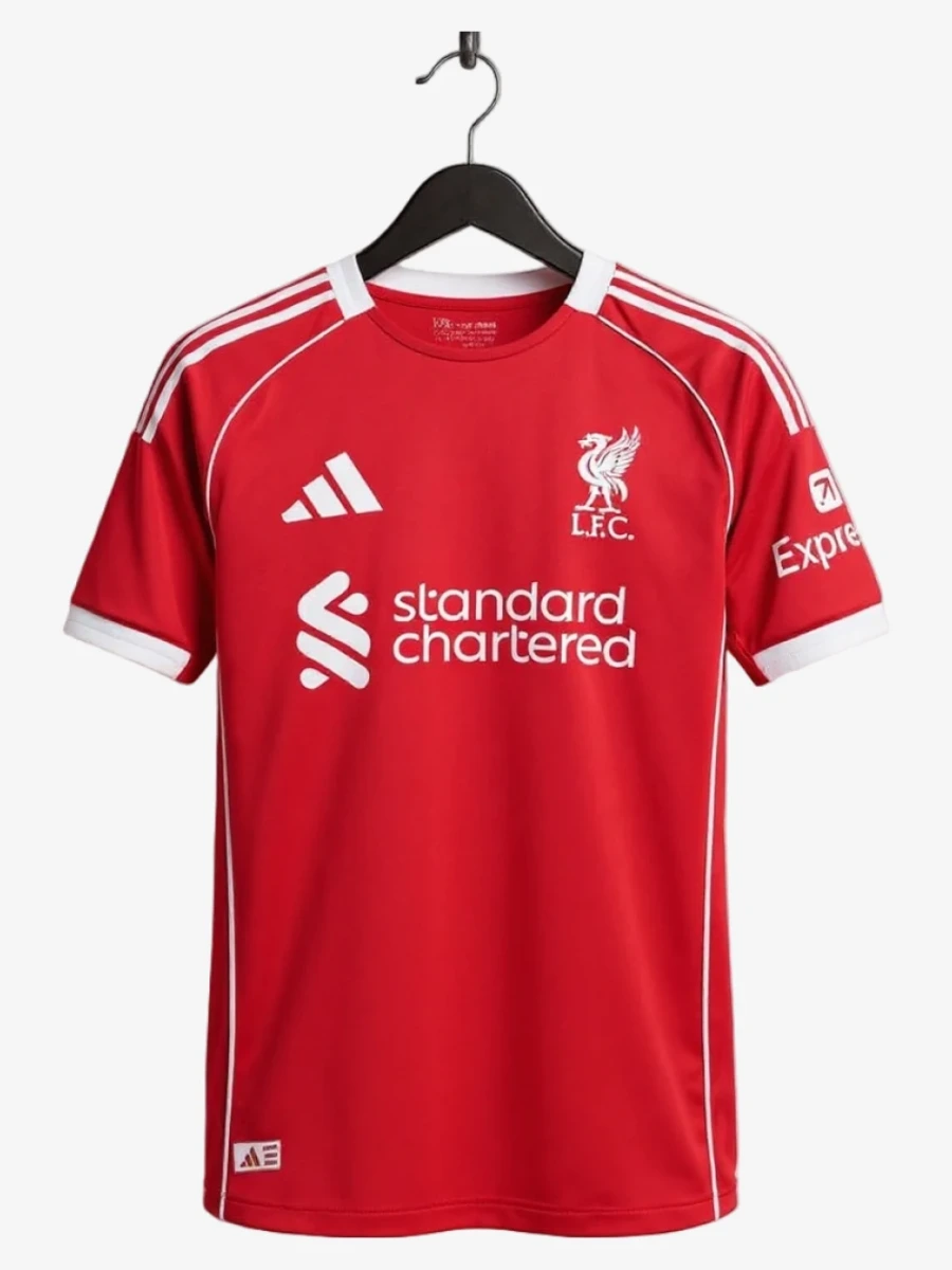 maillot-liverpool-domicile-2025-2026 studio v12 Voetbalshirt Liverpool Thuis 2025-2026