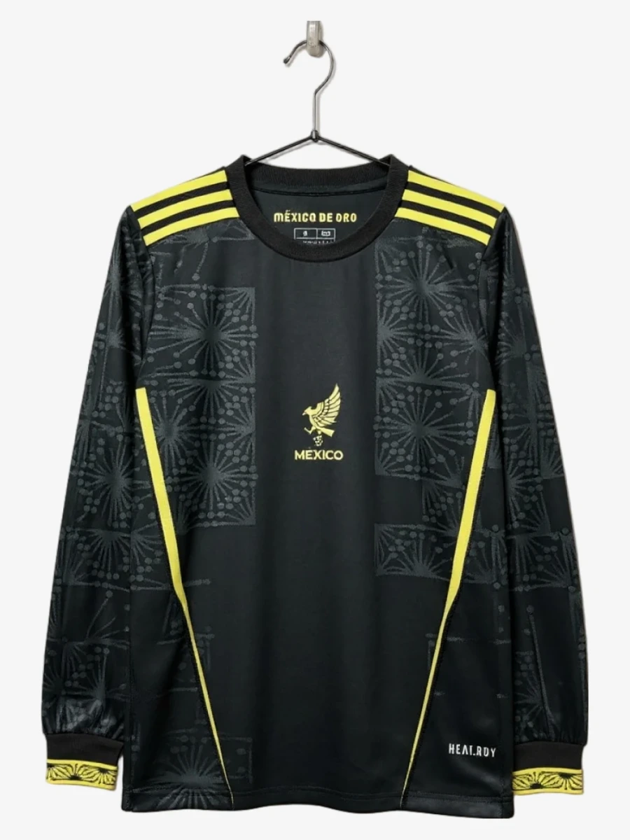 maillot-mexique-25-26-manches-longues studio v12 Voetbalshirt Mexico 25/26 Lange Mouwen